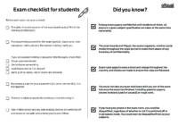 Ofqual Exam Checklist For Students