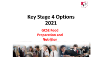 KS4 Food Preparation & Nutrition Presentation