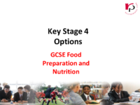 KS4 Options – GCSE Food Prep and Nutrition
