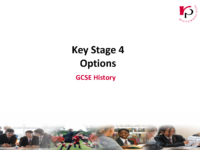 KS4 Options – GCSE History