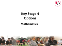 KS4 Options – GCSE Mathematics