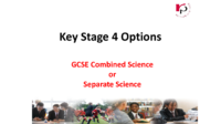 KS4 Options – GCSE Science