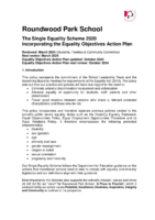 Single Equality Scheme (Incorporating the Equality Action Plan)