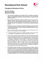Charging and Remissions Policy