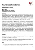 Pupil Premium policy