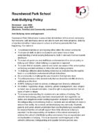 Anti-bullying Policy