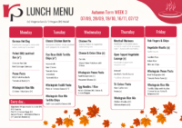Week 3 Menu – Autumn 2026
